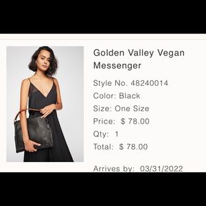 Free People, vegan messages bag. Great condition